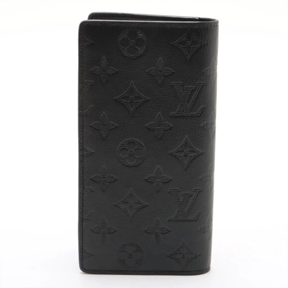 Louis Vuitton Monogram Shadow Brazza Wallet Noir - Picture 2 of 9